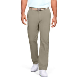 Under Armour Mens 2021 Tech 4-Way Stretch Moisture Wicking Golf Trousers - 30/34, Khaki Base
