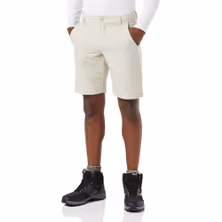 Under Armour Mens Tech golf Shorts Khaki Base (289)Pitch gray 42