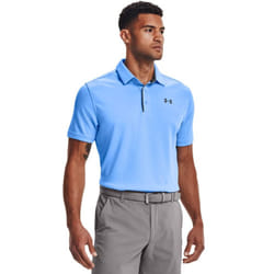 Under Armour Men's Tech Golf Polo  Carolina Blue (475)/Pitch Gray  4X-Large Tall