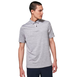 Oakley Mens 2021 Contender Heather Hydrolix Wicking Golf Polo Shirt - M, Light Grey Heather
