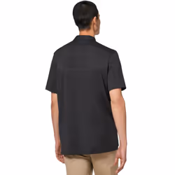 Oakley Mens 2021 Contender Heather Hydrolix Wicking Golf Polo Shirt - M, Blackout Heather