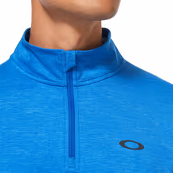 Oakley Mens 2022 Oakley Gravity Range QTR Heathered Soft Touch Golf Sweater - L, Ozone Hthr