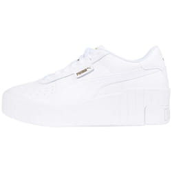 PUMA Women's Cali Wedge Sneaker  White White  7.5