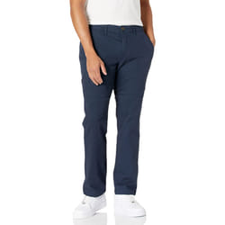 Amazon Essentials Men's Athletic-Fit Casual Stretch Chino Pant (Available in Big & Tall)  Navy  33W x 34L