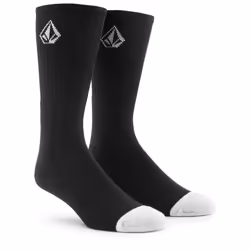 Volcom 3 pair Crew Socks ~ Crew black