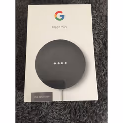 2nd Generation Google Nest Mini Smart Speaker - Charcoal