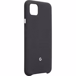 Official Google Pixel 4 Fabric Case Cover - Just Black (GA01280)