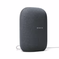 Google Nest Audio, Google Assistant, Oval, Charcoal, Plastic, Chromecast, Chromecast Audio, Android, iOS