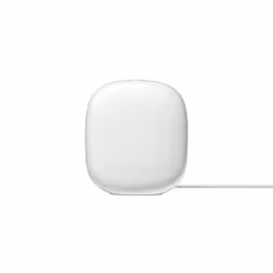 Google Nest WiFi Pro, White, Internal, Mesh router, 204 m², Tri-band (2.4 GHz / 5 GHz / 6 GHz), Wi-Fi 6E (802.11ax)