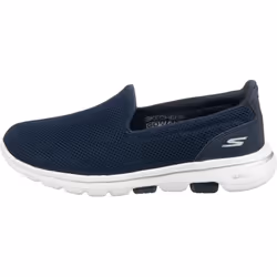 Skechers Women's Go Walk 5 Sneaker  Navy/White  9 Wide