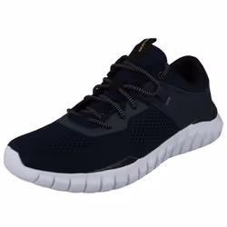 Mens Skechers Casual Lace Up Trainers Ryniss 52815 - Navy, UK 6.5