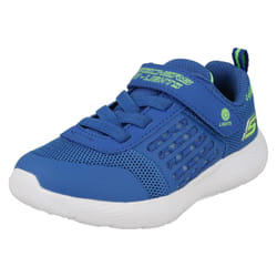 Boys S Lights Powered By Skechers Light Up Trainers Dyna-Lights - Blue, UK 5 Infant