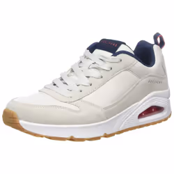 Skechers Men's Uno Stacre Oxford  Off-White (Off-White Leather/Pu/Mesh/Trim Ofwt)  8