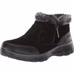 Skechers Women's Easy Going-Girl Crush Ankle Boot Black 5.5