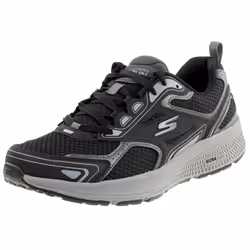 Skechers mens Go Run Consistent Sneaker Black/Grey 13 X-Wide US