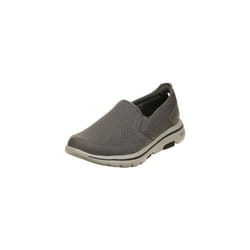 Skechers Men's GOwalk 5 - Elastic Stretch Athletic Slip-On Casual Loafer Walking Shoe Sneaker  Khaki  7