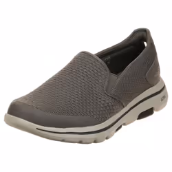 Skechers Men's GOwalk 5 - Elastic Stretch Athletic Slip-On Casual Loafer Walking Shoe Sneaker Khaki 11.5
