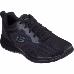 ) Skechers Bountiful Quick Path Textile Women's Black Trainers - Black, 7 (Adults'