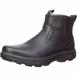 Skechers Men's RESMENT-Korver Chelsea Boot Black/Black 10.5 Medium U