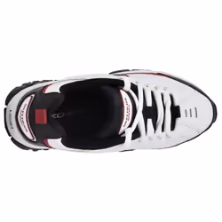Skechers Men's Energy Afterburn Lace-Up White/Black/Red Sneaker 11.5 M US