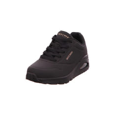 Skechers womens Skecher Street Women's Uno - Stand on Air Sneaker  Black/White  7.5 Wide US