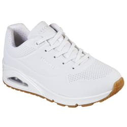 Skechers womens Skecher Street Women's Uno - Stand on Air Sneaker  White  6.5 Wide US