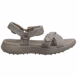 Skechers Women's 600 Spikeless Golf Sandal Shoe  Taupe  8 M US