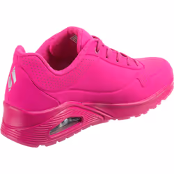 Skechers Women's Uno-Night Shades Sneaker  HOT Pink  6.5