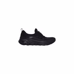 Skechers Women's Low-Top Trainers Sneaker  Black Mesh Trim  9.5 Wide