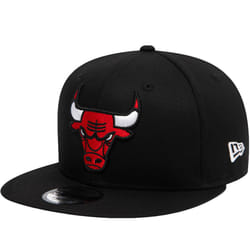 New Era 9FIFTY Chicago Bulls NBA Basketball Snapback Baseball Cap Hat - Black - ML, Black