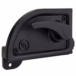RecPro RV Screen Door Latch RV Exterior Door Accessories Black Camp