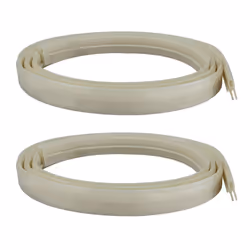 RecPro RV Roof Vent Seal White Vinyl Seal 51 RV Seal Replacement for Ventline Hengs and Camco Roof Vents Made in America 2 P ...