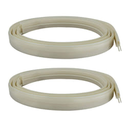 RecPro RV Roof Vent Seal White Vinyl Seal 51 RV Seal Replacement for Ventline  Hengs and Camco Roof Vents Made in America 2 Pack