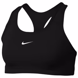 Nike Womens Swoosh Medium-Support Padded Sports Bra Black/White S