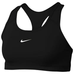 Nike Womens Swoosh Medium-Support Padded Sports Bra Black/White S