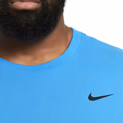 Nike Mens Dri-FIT Training T Shirt Sportswear Tee - Blue, S