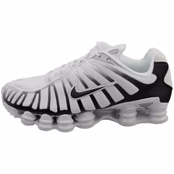 Nike Shox Tl Mens Fashion Trainers in White Black - 7.5