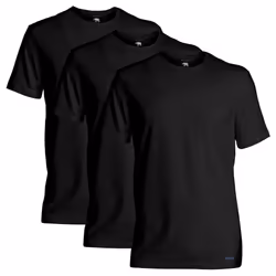 Ted Baker Mens 2021 3-Pack Breathable Cotton Stretch Crew Neck T-Shirt - L, Black