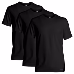 Ted Baker Mens 2021 3-Pack Breathable Cotton Stretch Crew Neck T-Shirt - S, Black