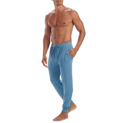 Ted Baker Mens 2021 Modal Lounge Pant Drawstring Cotton Jersey Joggers - XL, Provincial Blue