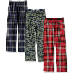 Calvin Klein Boys' Super Soft Brushed Micro Pant  3 Pack Multipack  Sc
