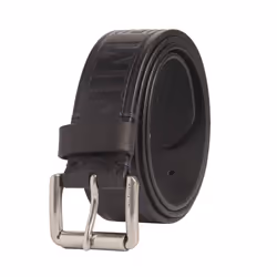 Tommy Hilfiger Men's Casual Jeans Belt  Black Logo Embossed  X-Large (42-44)