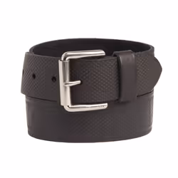 Tommy Hilfiger Men's Casual Jeans Belt  Black Logo Embossed  X-Large (42-44)