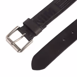Tommy Hilfiger Men's Casual Jeans Belt  Black Logo Embossed  X-Large (42-44)