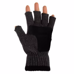 Levi's Men's Knit Fingerless Gloves  Marled Charcoal  One Size