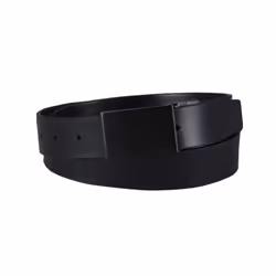 Calvin Klein Men's Reversible Dress Belt with Plaque Buckle  Black/Black  Small (30-32)
