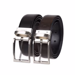 Calvin Klein Men's Reversible Belt Deep Black/Brown Medium (34-36)