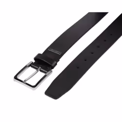 Calvin Klein Men's Dress Belt  Deep Black  Large (38-40)