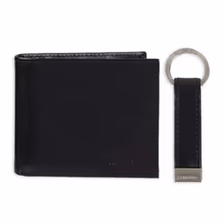 Calvin Klein Men's Wallet Sets-Minimalist Card Cases Black Coin Pocket-Bifold One Size