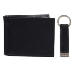 Calvin Klein Men's Wallet Sets-Minimalist Card Cases  Black Classic-Bifold  One Size